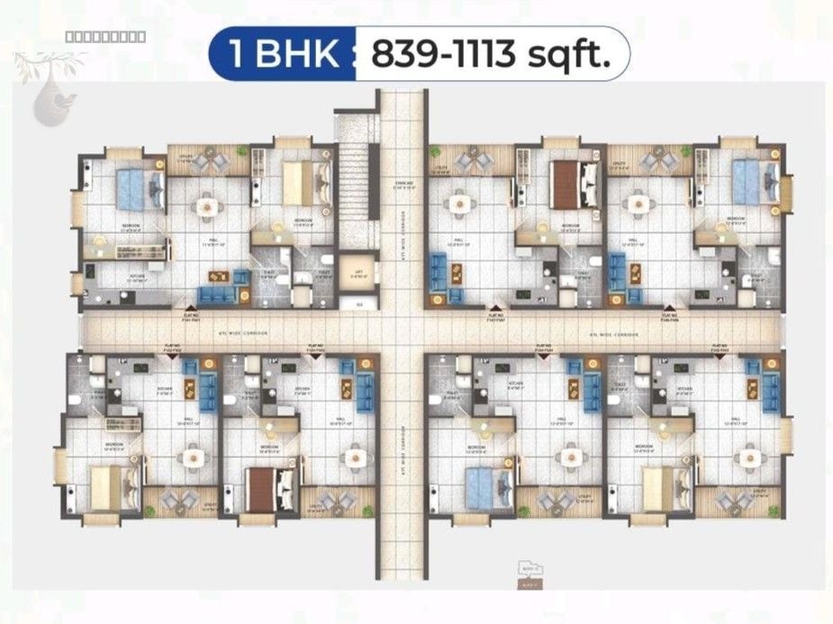 1 BHK Apartment at Nilachakra Elite (Cayana)