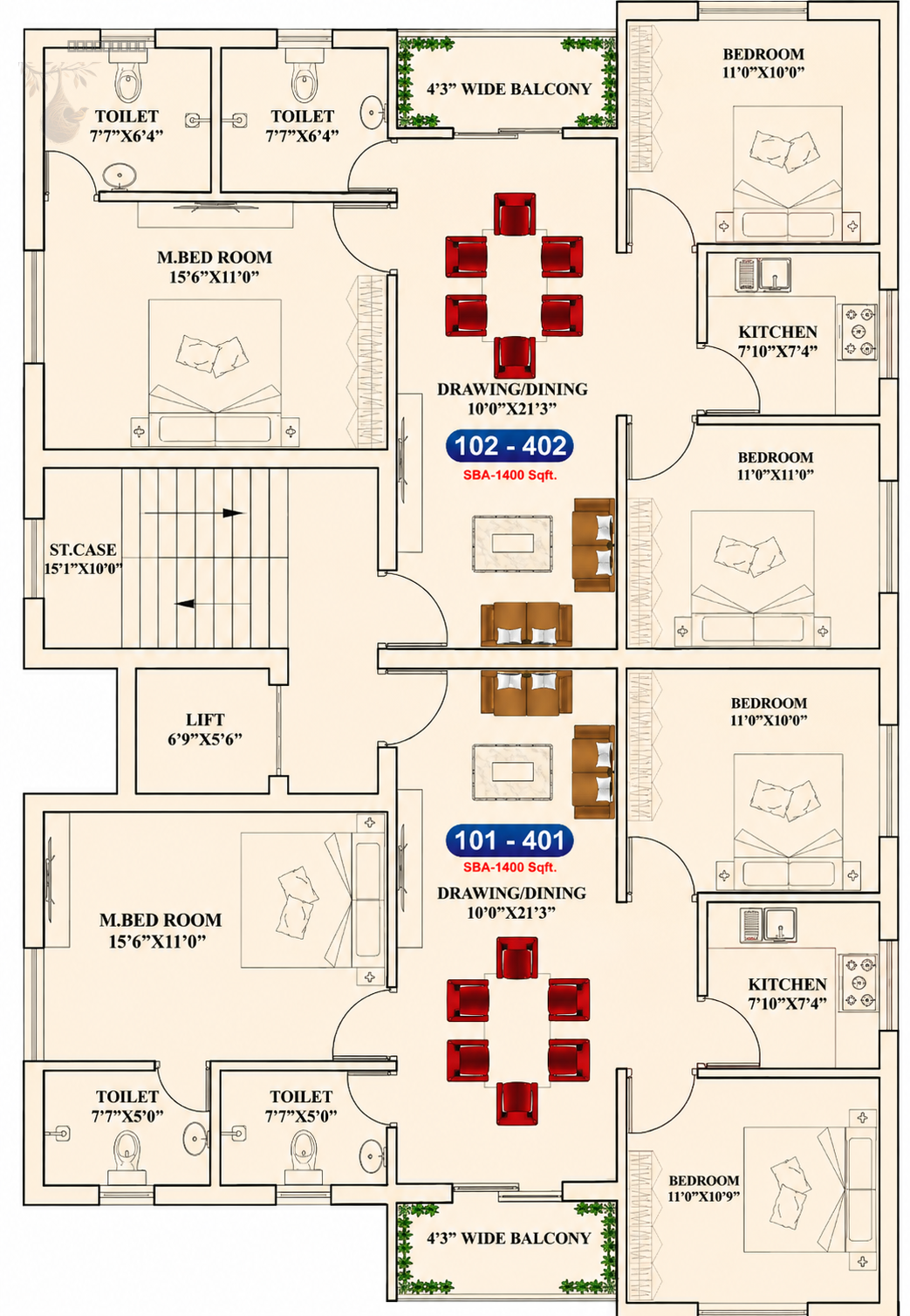 Avshar One Premium Housing Apartment for Sale in Rasulgarh, Bhubaneswar